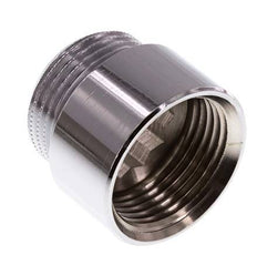 G 1'' F/M Verchroomd Messing Verlengstuk DIN 3523 - 20 mm