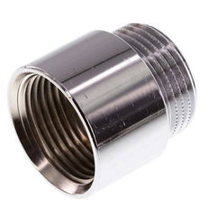 G 1'' F/M Verchroomd Messing Verlengstuk DIN 3523 - 25 mm