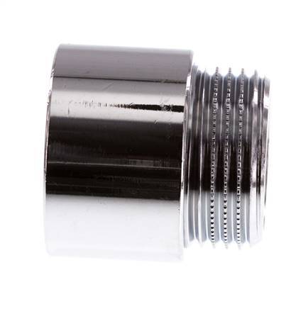 G 1'' F/M Verchroomd Messing Verlengstuk DIN 3523 - 25 mm