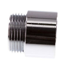 G 1'' F/M Verchroomd Messing Verlengstuk DIN 3523 - 25 mm