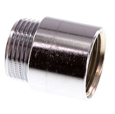 G 1'' F/M Verchroomd Messing Verlengstuk DIN 3523 - 30 mm