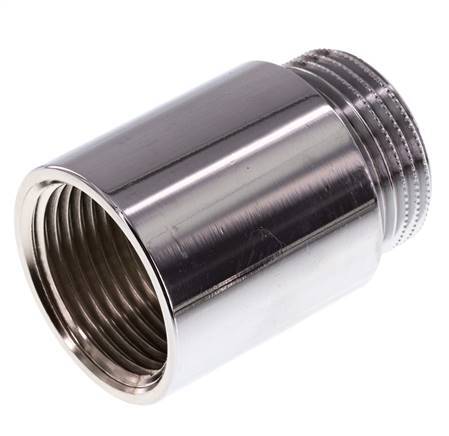 G 1'' F/M Verchroomd Messing Verlengstuk DIN 3523 - 40 mm