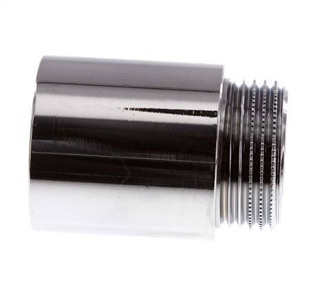 G 1'' F/M Verchroomd Messing Verlengstuk DIN 3523 - 40 mm