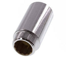 G 1'' F/M Verchroomd Messing Verlengstuk DIN 3523 - 65 mm