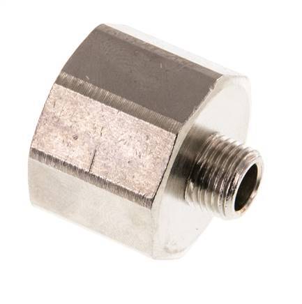 G 1/2'' x G 1/8'' F/M Nickel plated Brass Reducing Ring 16 Bar