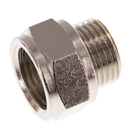 G 1/2'' F/M Vernikkeld Messing Verlengstuk 16 Bar - 16 mm [2 Stuks]