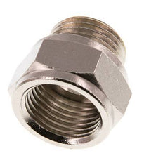 G 1/2'' F/M Vernikkeld Messing Verlengstuk 16 Bar - 16 mm [2 Stuks]