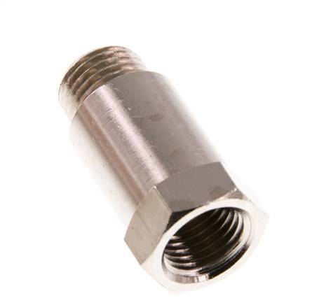 G 1/4'' F/M Nickel plated Brass Extension 16 Bar - 27 mm [2 Pieces]
