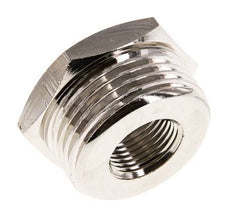 G 3/8'' x G 1'' F/M Vernikkeld Messing Verloopring 16 Bar