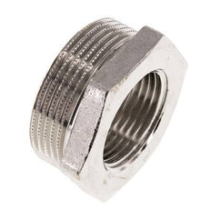 G 1'' x G 1 1/2'' F/M Vernikkeld Messing Verloopring 16 Bar