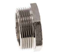 G 1'' x G 1 1/2'' F/M Vernikkeld Messing Verloopring 16 Bar
