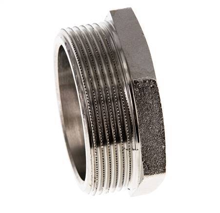 G 1'' x G 2'' F/M Vernikkeld Messing Verloopring 16 Bar