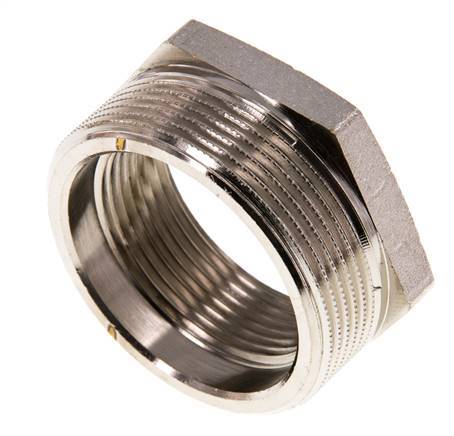 G 1 1/2'' x G 2'' F/M Vernikkeld Messing Verloopring 16 Bar