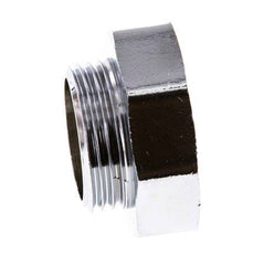 G 1 1/4'' x G 1'' F/M Vernikkeld Messing Verloopring 16 Bar