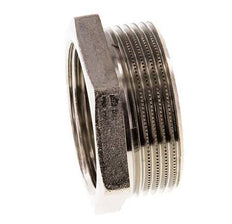 G 1 1/4'' x G 1 1/2'' F/M Vernikkeld Messing Verloopring 16 Bar