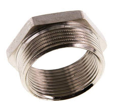 G 1 1/4'' x G 1 1/2'' F/M Vernikkeld Messing Verloopring 16 Bar