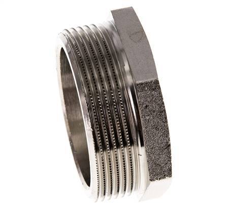 G 1 1/4'' x G 2'' F/M Vernikkeld Messing Verloopring 16 Bar