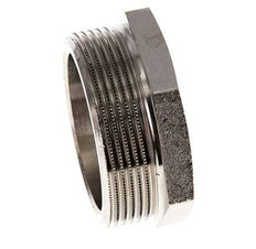G 1 1/4'' x G 2'' F/M Vernikkeld Messing Verloopring 16 Bar