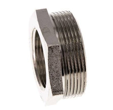 G 1 1/4'' x G 2'' F/M Vernikkeld Messing Verloopring 16 Bar