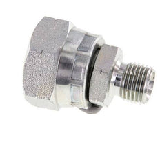 G 1/2'' x G 1/4'' F/M Verzinkt Stalen Neusstuk 300 Bar - Hydrauliek