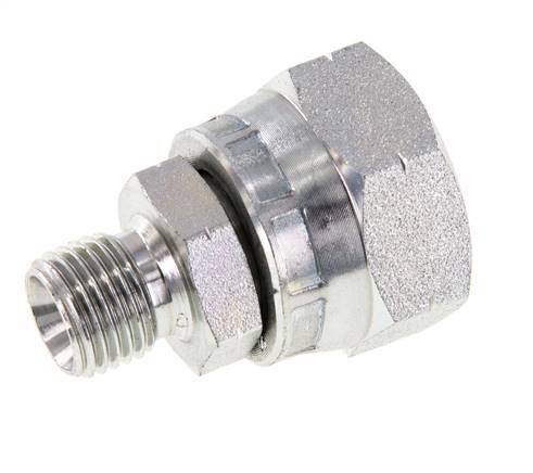 G 1/2'' x G 1/4'' F/M Verzinkt Stalen Neusstuk 300 Bar - Hydrauliek