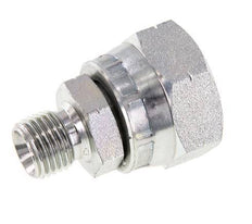 G 1/2'' x G 1/4'' F/M Verzinkt Stalen Neusstuk 300 Bar - Hydrauliek