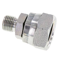 G 1/2'' x G 1/4'' F/M Verzinkt Stalen Neusstuk 300 Bar - Hydrauliek