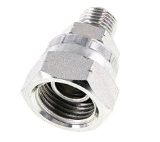 G 1/2'' x G 1/4'' F/M Verzinkt Stalen Neusstuk 300 Bar - Hydrauliek