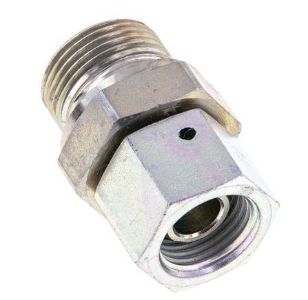 G 1/2'' x G 3/4'' F/M Verzinkt Stalen Neusstuk 300 Bar - Hydrauliek