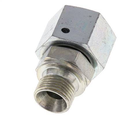 G 1/2'' x G 3/8'' F/M Verzinkt Stalen Neusstuk 300 Bar - Hydrauliek