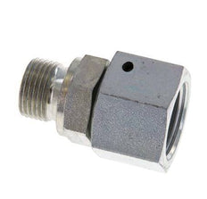 G 1/2'' x G 3/8'' F/M Verzinkt Stalen Neusstuk 300 Bar - Hydrauliek
