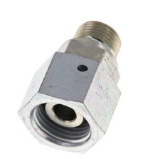 G 1/2'' x G 3/8'' F/M Verzinkt Stalen Neusstuk 300 Bar - Hydrauliek
