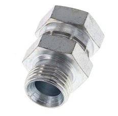 G 1/2'' F/M Zinc plated Steel Reducing Adapter 300 Bar - Hydraulic