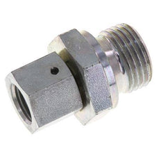 G 1/4'' x G 1/2'' F/M Verzinkt Stalen Neusstuk 350 Bar - Hydrauliek