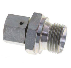 G 1/4'' x G 1/2'' F/M Verzinkt Stalen Neusstuk 350 Bar - Hydrauliek