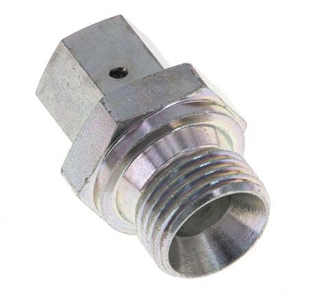 G 1/4'' x G 1/2'' F/M Verzinkt Stalen Neusstuk 350 Bar - Hydrauliek