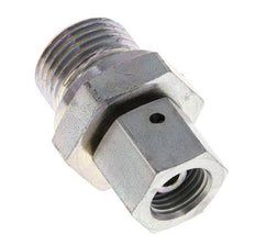 G 1/4'' x G 1/2'' F/M Verzinkt Stalen Neusstuk 350 Bar - Hydrauliek