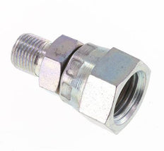 G 1/4'' x G 1/8'' F/M Zinc plated Steel Reducing Adapter 400 Bar - Hydraulic