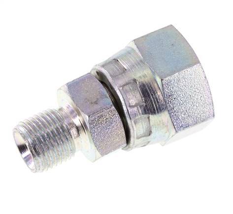 G 1/4'' x G 1/8'' F/M Verzinkt Stalen Neusstuk 400 Bar - Hydrauliek