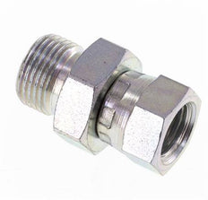 G 1/4'' x G 3/8'' F/M Verzinkt Stalen Neusstuk 325 Bar - Hydrauliek