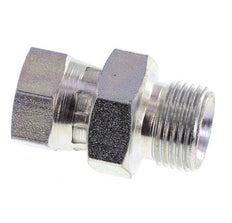 G 1/4'' x G 3/8'' F/M Verzinkt Stalen Neusstuk 325 Bar - Hydrauliek