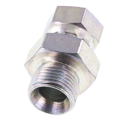 G 1/4'' x G 3/8'' F/M Verzinkt Stalen Neusstuk 325 Bar - Hydrauliek