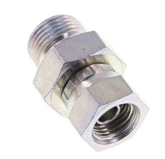 G 1/4'' x G 3/8'' F/M Verzinkt Stalen Neusstuk 325 Bar - Hydrauliek