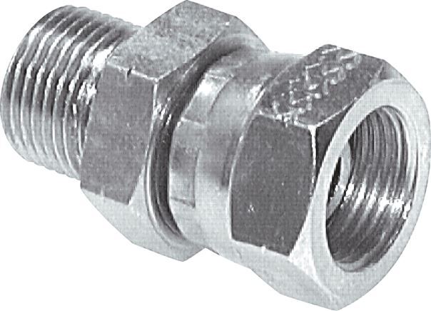 G 3/8'' F/M Verzinkt Stalen Neusstuk 325 Bar - Hydrauliek [2 Stuks]
