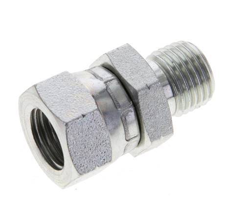 G 1/4'' F/M Verzinkt Stalen Neusstuk 350 Bar - Hydrauliek [2 Stuks]