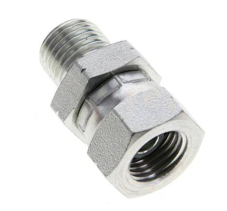 G 1/4'' F/M Verzinkt Stalen Neusstuk 350 Bar - Hydrauliek [2 Stuks]