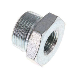 G 1/4'' x M22x1.5 F/M Verzinkt Stalen Verloopring 250 Bar - Hydrauliek