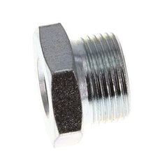 G 1/4'' x M22x1.5 F/M Verzinkt Stalen Verloopring 250 Bar - Hydrauliek