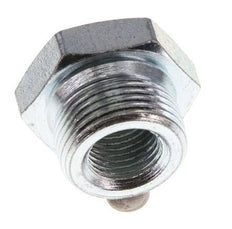 G 1/4'' x M22x1.5 F/M Verzinkt Stalen Verloopring 250 Bar - Hydrauliek