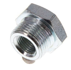 G 1/4'' x M22x1.5 F/M Verzinkt Stalen Verloopring 250 Bar - Hydrauliek